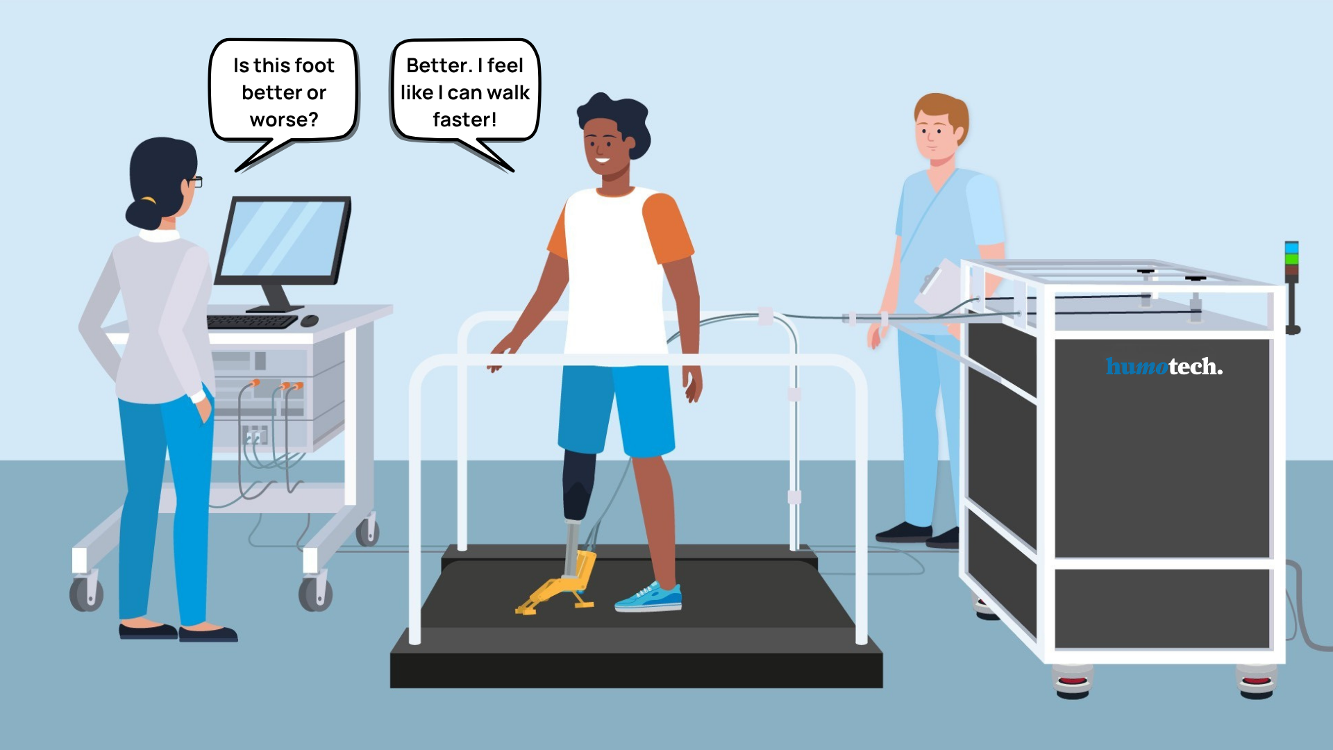 Prosthetic Foot Trialing Process